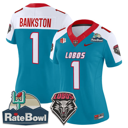 Women's New Mexico Lobos 2025 Rate Bowl Vapor Limited Jersey - All Stitched