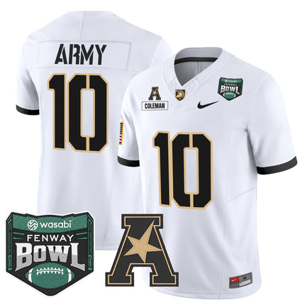 Men's Army Black Knights 2025 Fenway Bowl Vapor Limited Jersey - All Stitched