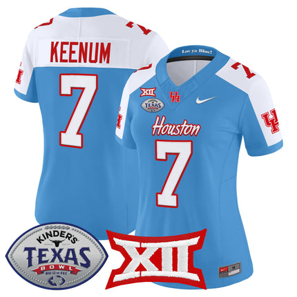 Women's Houston Cougars 2025 Texas Bowl Vapor Limited Jersey - All Stitched
