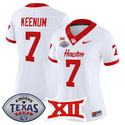 Women's Houston Cougars 2025 Texas Bowl Vapor Limited Jersey - All Stitched
