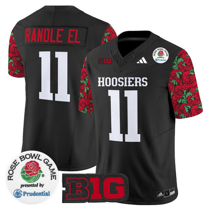 Men's Indiana Hoosiers 2025 Rose Bowl Pattern Vapor Limited Jersey - Stitched