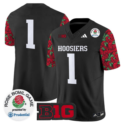Men's Indiana Hoosiers 2025 Rose Bowl Pattern Vapor Limited Jersey - Stitched