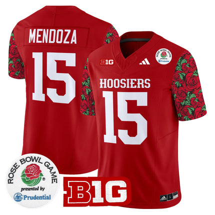 Men's Indiana Hoosiers 2025 Rose Bowl Pattern Vapor Limited Jersey - Stitched