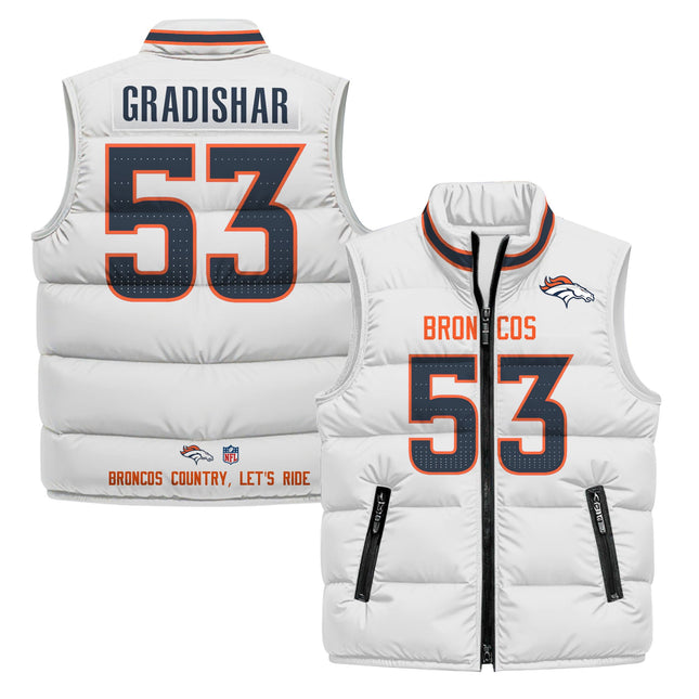 Denver Broncos 2025 Puffer Vest