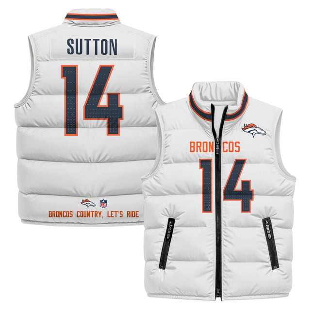 Denver Broncos 2025 Puffer Vest
