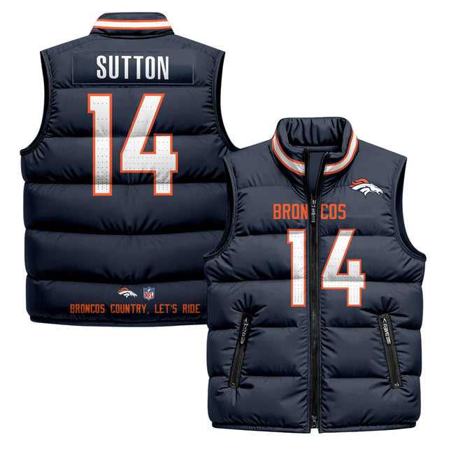 Denver Broncos 2025 Puffer Vest
