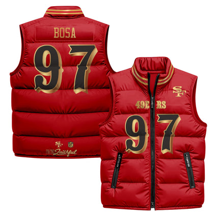 San Francisco 49ers “Rivalries” Puffer Vest