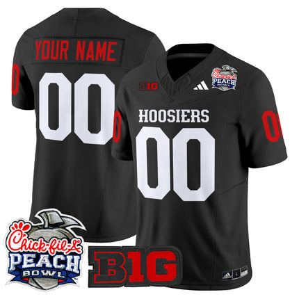 Indiana Hoosiers 2026 Peach Bowl Vapor Limited Custom Jersey - All Stitched