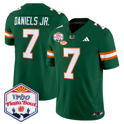 Men's Miami Hurricanes 2026 The Fiesta Bowl Vapor Limited Jersey - All Stitched