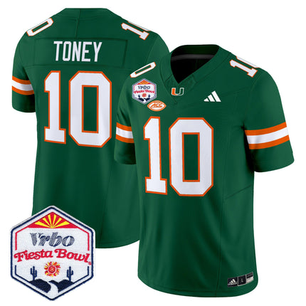 Men's Miami Hurricanes 2026 The Fiesta Bowl Vapor Limited Jersey - All Stitched