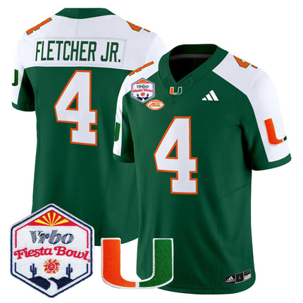 Men's Miami Hurricanes 2026 The Fiesta Bowl Vapor Limited Jersey - All Stitched