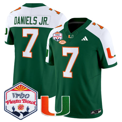 Men's Miami Hurricanes 2026 The Fiesta Bowl Vapor Limited Jersey - All Stitched