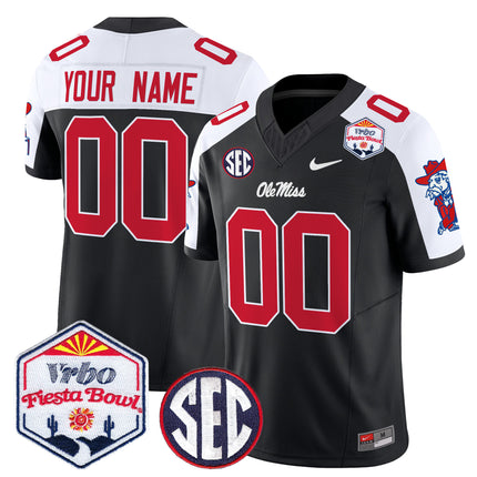 Ole Miss Rebels 2026 The Fiesta Bowl Vapor Limited Custom Jersey - All Stitched
