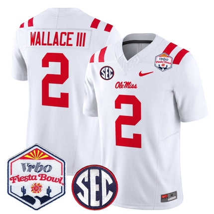 Men's Ole Miss Rebels 2026 The Fiesta Bowl Vapor Limited Jersey - All Stitched