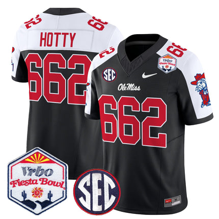 Men's Ole Miss Rebels 2026 The Fiesta Bowl Vapor Limited Jersey - All Stitched