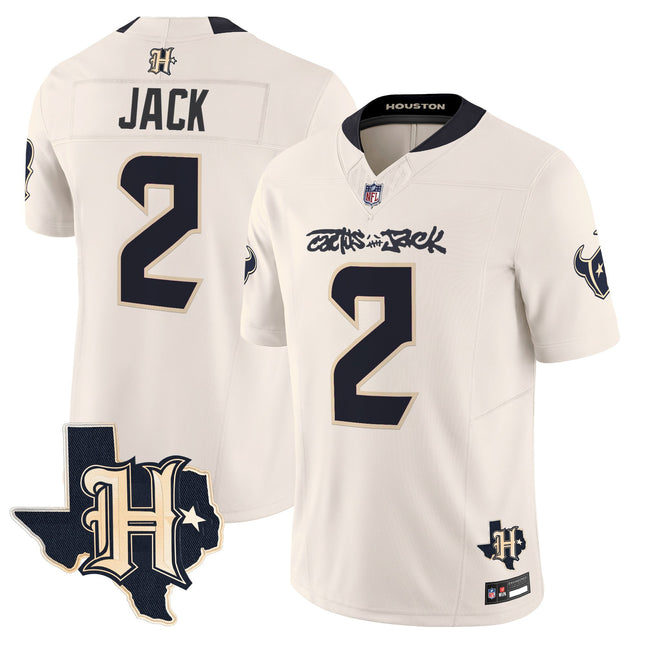 Men's Houston Texans x Cactus Jack Vapor Limited Jersey - All Stitched