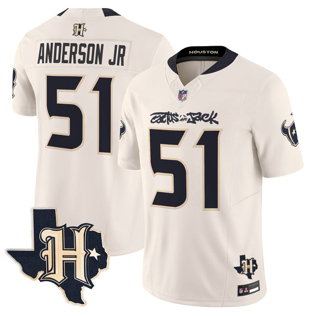 Men's Houston Texans x Cactus Jack Vapor Limited Jersey - All Stitched