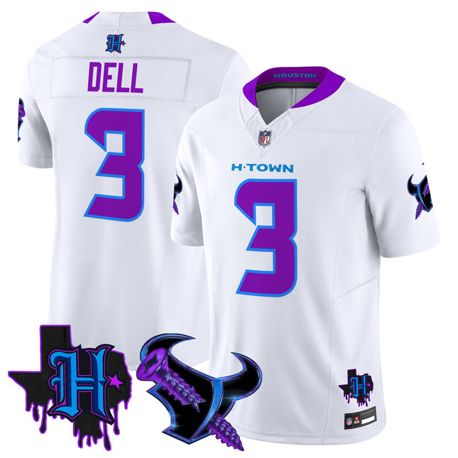 Men's Houston Texans DJ Screw Vapor Limited Jersey - All Stitched