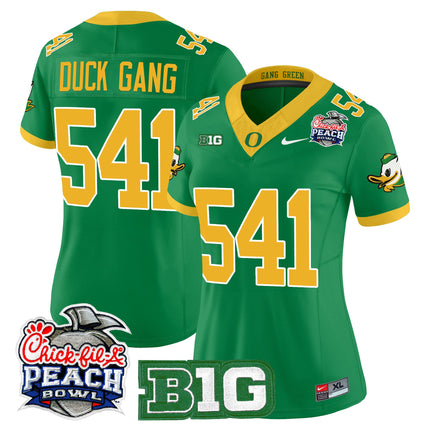 Women's Oregon Ducks 2026 Peach Bowl Vapor Limited Jersey - All Stitched
