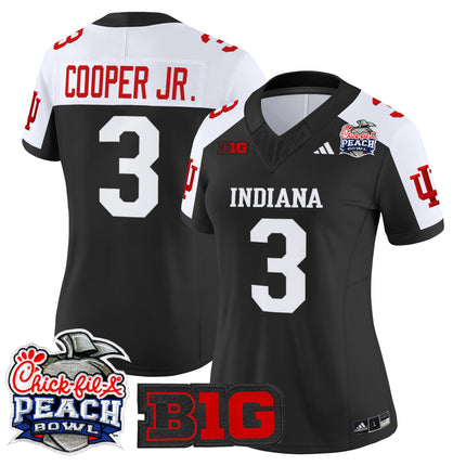 Women's Indiana Hoosiers 2026 Peach Bowl Vapor Limited Jersey - All Stitched