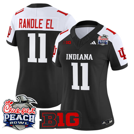 Women's Indiana Hoosiers 2026 Peach Bowl Vapor Limited Jersey - All Stitched