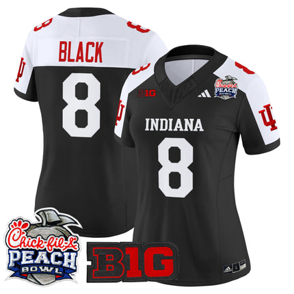 Women's Indiana Hoosiers 2026 Peach Bowl Vapor Limited Jersey - All Stitched