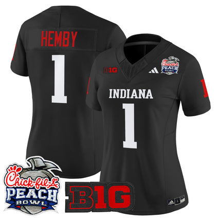 Women's Indiana Hoosiers 2026 Peach Bowl Vapor Limited Jersey - All Stitched