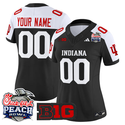 Indiana Hoosiers 2026 Peach Bowl Vapor Limited Custom Jersey - All Stitched