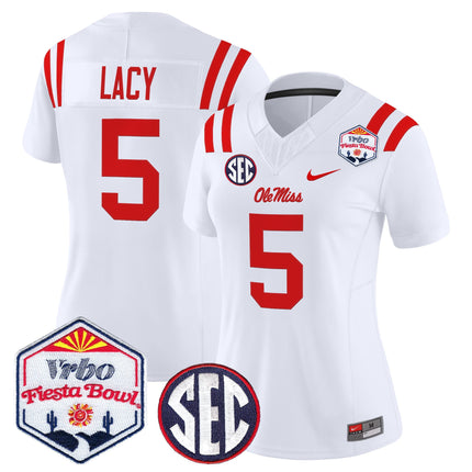 Women's Ole Miss Rebels 2026 The Fiesta Bowl Vapor Limited Jersey - All Stitched