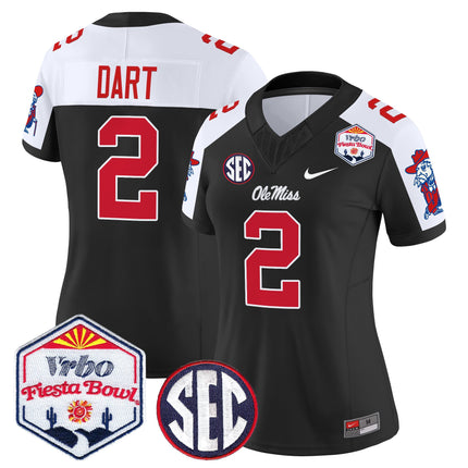 Women's Ole Miss Rebels 2026 The Fiesta Bowl Vapor Limited Jersey - All Stitched