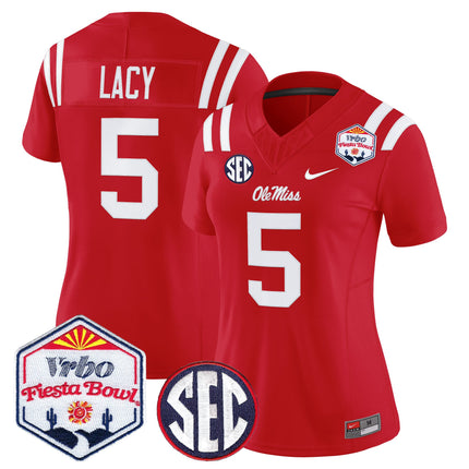 Women's Ole Miss Rebels 2026 The Fiesta Bowl Vapor Limited Jersey - All Stitched