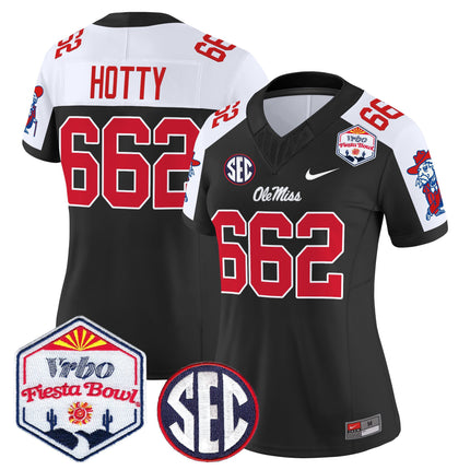 Women's Ole Miss Rebels 2026 The Fiesta Bowl Vapor Limited Jersey - All Stitched