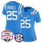 Powder Blue / #25 Rebels / S