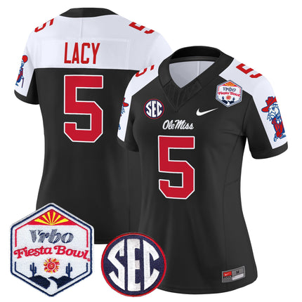 Women's Ole Miss Rebels 2026 The Fiesta Bowl Vapor Limited Jersey - All Stitched