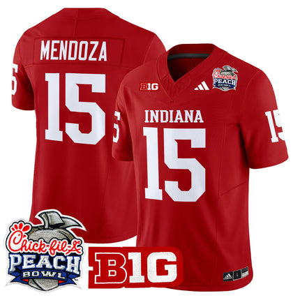 Men's Indiana Hoosiers 2026 Peach Bowl Vapor Limited Jersey V2 - All Stitched