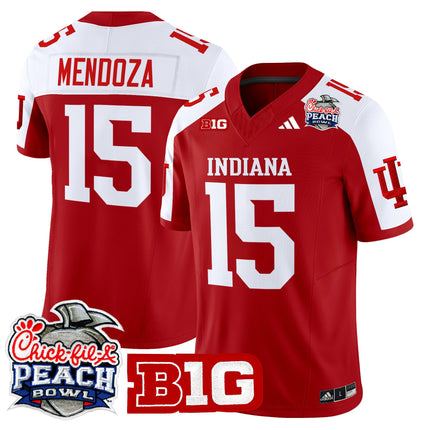 Men's Indiana Hoosiers 2026 Peach Bowl Vapor Limited Jersey V2 - All Stitched