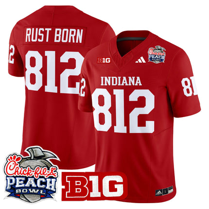 Men's Indiana Hoosiers 2026 Peach Bowl Vapor Limited Jersey V2 - All Stitched