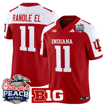 Men's Indiana Hoosiers 2026 Peach Bowl Vapor Limited Jersey V2 - All Stitched