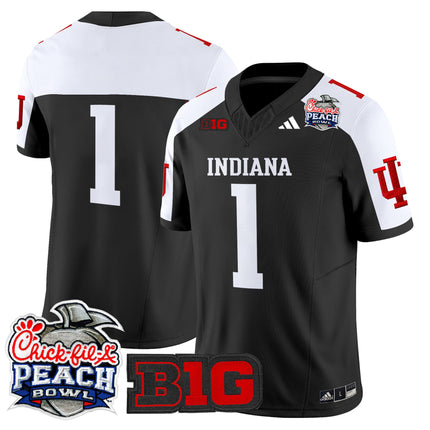 Men's Indiana Hoosiers 2026 Peach Bowl Vapor Limited Jersey V2 - All Stitched