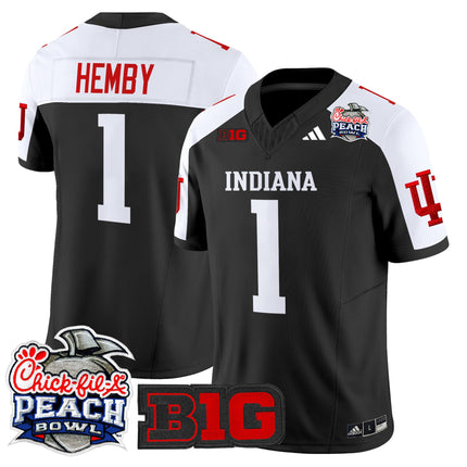 Men's Indiana Hoosiers 2026 Peach Bowl Vapor Limited Jersey V2 - All Stitched