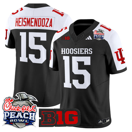 #15 Heismendoza Indiana Hoosiers 2026 Peach Bowl Vapor Limited Jersey - All Stitched