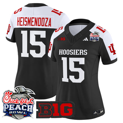 #15 Heismendoza Indiana Hoosiers 2026 Peach Bowl Vapor Limited Jersey - All Stitched