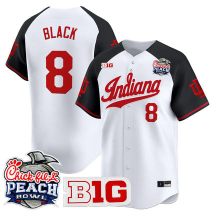 Men's Indiana Hoosiers 2026 Peach Bowl Vapor Baseball Jersey - All Stitched