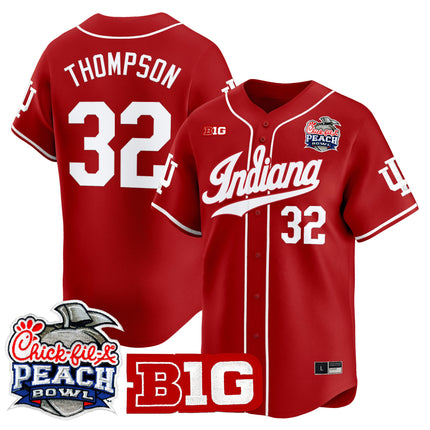 Men's Indiana Hoosiers 2026 Peach Bowl Vapor Baseball Jersey - All Stitched