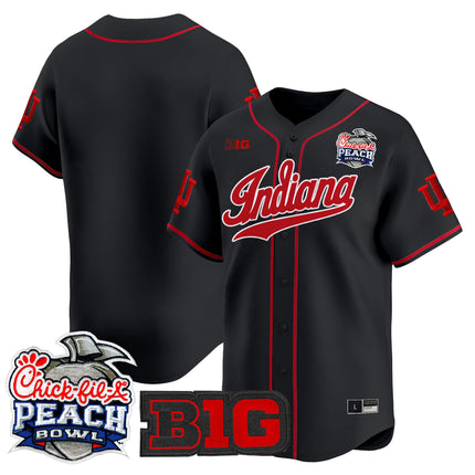Men's Indiana Hoosiers 2026 Peach Bowl Vapor Baseball Jersey - All Stitched