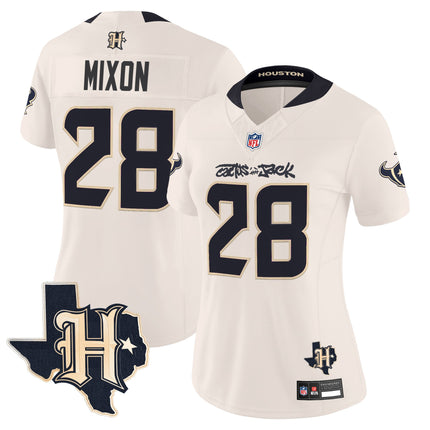 Women's Houston Texans x Cactus Jack Vapor Limited Jersey - All Stitched