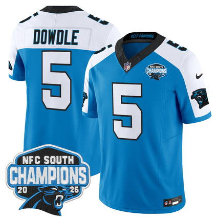 Men's Carolina Panthers 2025 NFC South Division Champions Vapor Limited Jersey - All Stitched