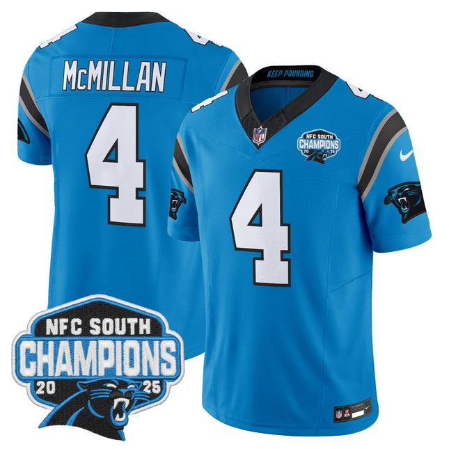 Men's Carolina Panthers 2025 NFC South Division Champions Vapor Limited Jersey - All Stitched