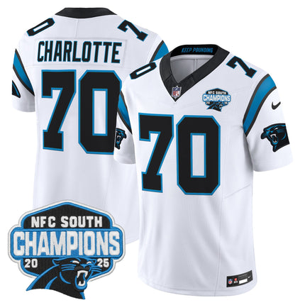 Men's Carolina Panthers 2025 NFC South Division Champions Vapor Limited Jersey - All Stitched