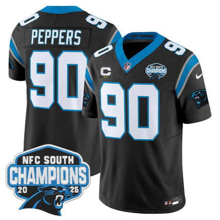 Men's Carolina Panthers 2025 NFC South Division Champions Vapor Limited Jersey - All Stitched
